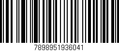 Código de barras (EAN, GTIN, SKU, ISBN): '7898951936041'