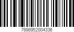 Código de barras (EAN, GTIN, SKU, ISBN): '7898952004336'