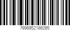 Código de barras (EAN, GTIN, SKU, ISBN): '7898952188265'