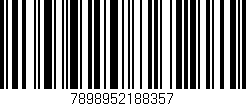 Código de barras (EAN, GTIN, SKU, ISBN): '7898952188357'