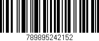Código de barras (EAN, GTIN, SKU, ISBN): '789895242152'