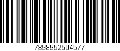 Código de barras (EAN, GTIN, SKU, ISBN): '7898952504577'