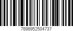 Código de barras (EAN, GTIN, SKU, ISBN): '7898952504737'