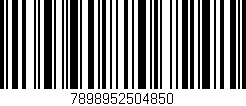 Código de barras (EAN, GTIN, SKU, ISBN): '7898952504850'