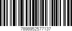 Código de barras (EAN, GTIN, SKU, ISBN): '7898952577137'