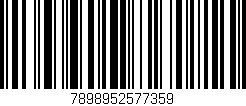 Código de barras (EAN, GTIN, SKU, ISBN): '7898952577359'