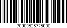 Código de barras (EAN, GTIN, SKU, ISBN): '78989525775888'