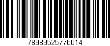 Código de barras (EAN, GTIN, SKU, ISBN): '78989525776014'
