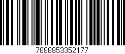 Código de barras (EAN, GTIN, SKU, ISBN): '7898953352177'