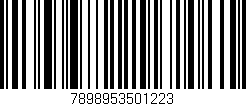 Código de barras (EAN, GTIN, SKU, ISBN): '7898953501223'