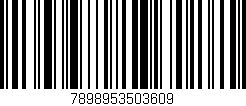 Código de barras (EAN, GTIN, SKU, ISBN): '7898953503609'