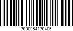 Código de barras (EAN, GTIN, SKU, ISBN): '7898954178486'