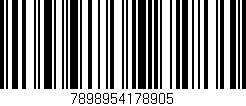 Código de barras (EAN, GTIN, SKU, ISBN): '7898954178905'