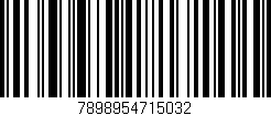 Código de barras (EAN, GTIN, SKU, ISBN): '7898954715032'