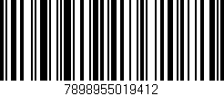 Código de barras (EAN, GTIN, SKU, ISBN): '7898955019412'
