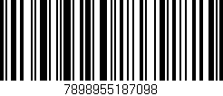 Código de barras (EAN, GTIN, SKU, ISBN): '7898955187098'