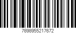 Código de barras (EAN, GTIN, SKU, ISBN): '7898955217672'