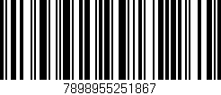 Código de barras (EAN, GTIN, SKU, ISBN): '7898955251867'
