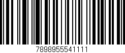 Código de barras (EAN, GTIN, SKU, ISBN): '7898955541111'