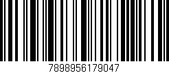 Código de barras (EAN, GTIN, SKU, ISBN): '7898956179047'