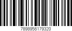 Código de barras (EAN, GTIN, SKU, ISBN): '7898956179320'
