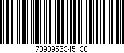 Código de barras (EAN, GTIN, SKU, ISBN): '7898956345138'