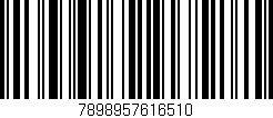 Código de barras (EAN, GTIN, SKU, ISBN): '7898957616510'