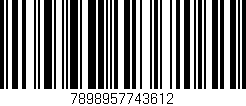 Código de barras (EAN, GTIN, SKU, ISBN): '7898957743612'