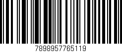 Código de barras (EAN, GTIN, SKU, ISBN): '7898957765119'