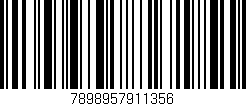 Código de barras (EAN, GTIN, SKU, ISBN): '7898957911356'