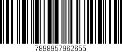 Código de barras (EAN, GTIN, SKU, ISBN): '7898957962655'