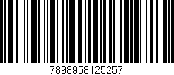 Código de barras (EAN, GTIN, SKU, ISBN): '7898958125257'