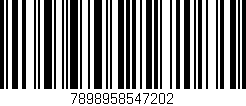 Código de barras (EAN, GTIN, SKU, ISBN): '7898958547202'