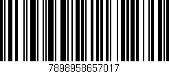 Código de barras (EAN, GTIN, SKU, ISBN): '7898958657017'