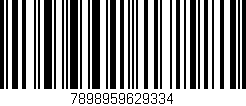 Código de barras (EAN, GTIN, SKU, ISBN): '7898959629334'