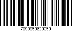 Código de barras (EAN, GTIN, SKU, ISBN): '7898959629358'