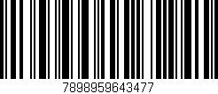 Código de barras (EAN, GTIN, SKU, ISBN): '7898959643477'