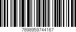 Código de barras (EAN, GTIN, SKU, ISBN): '7898959744167'