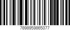 Código de barras (EAN, GTIN, SKU, ISBN): '7898959865077'