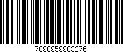 Código de barras (EAN, GTIN, SKU, ISBN): '7898959983276'