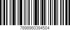 Código de barras (EAN, GTIN, SKU, ISBN): '7898960394504'
