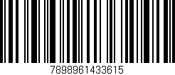 Código de barras (EAN, GTIN, SKU, ISBN): '7898961433615'