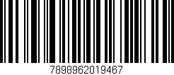 Código de barras (EAN, GTIN, SKU, ISBN): '7898962019467'