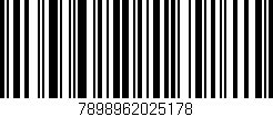 Código de barras (EAN, GTIN, SKU, ISBN): '7898962025178'