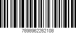 Código de barras (EAN, GTIN, SKU, ISBN): '7898962262108'
