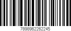 Código de barras (EAN, GTIN, SKU, ISBN): '7898962262245'