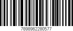Código de barras (EAN, GTIN, SKU, ISBN): '7898962280577'
