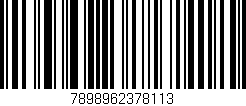 Código de barras (EAN, GTIN, SKU, ISBN): '7898962378113'