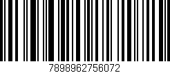 Código de barras (EAN, GTIN, SKU, ISBN): '7898962756072'