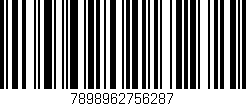 Código de barras (EAN, GTIN, SKU, ISBN): '7898962756287'